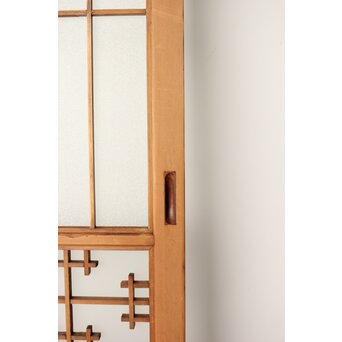 障子戸風 組子ガラス戸 2枚1組　GD0145 