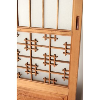 障子戸風 組子ガラス戸 2枚1組　GD0145 