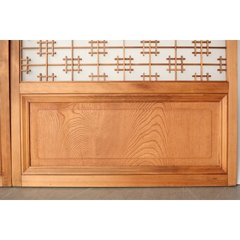 障子戸風 組子ガラス戸 2枚1組　GD0145 