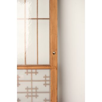 障子戸風 組子ガラス戸 2枚1組　GD0145 