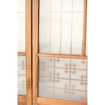 障子戸風 組子ガラス戸 2枚1組　GD0145 