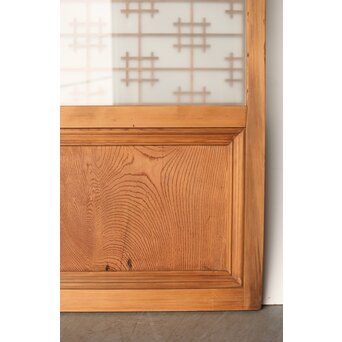 障子戸風 組子ガラス戸 2枚1組　GD0145 