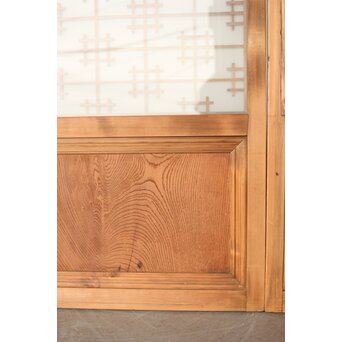 障子戸風 組子ガラス戸 2枚1組　GD0145 