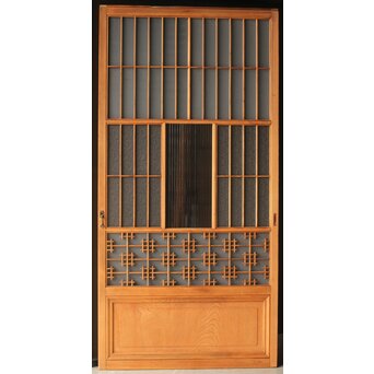 障子戸風 組子ガラス戸 2枚1組　GD0145 