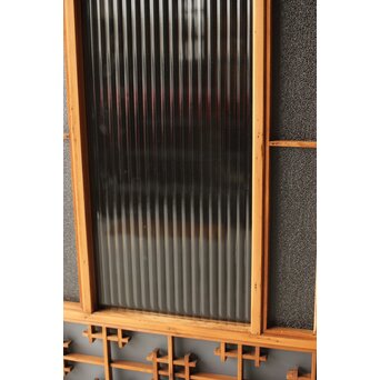 障子戸風 組子ガラス戸 2枚1組　GD0145 