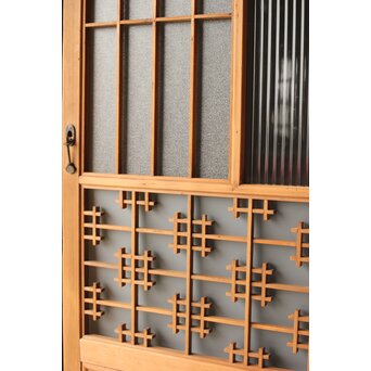 障子戸風 組子ガラス戸 2枚1組　GD0145 