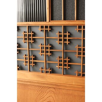 障子戸風 組子ガラス戸 2枚1組　GD0145 