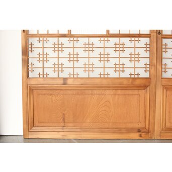 障子戸風 組子ガラス戸 2枚1組　GD0145 