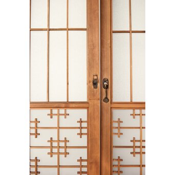 障子戸風 組子ガラス戸 2枚1組　GD0145 