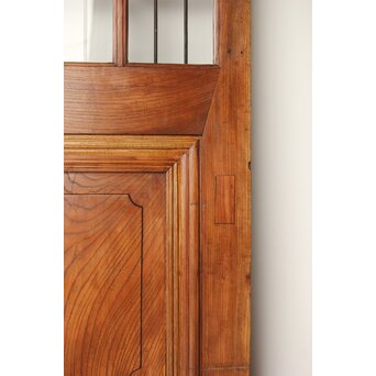 欅の鉄格子ガラス戸　GD0146Y 