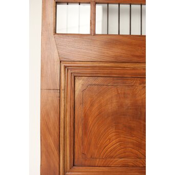 欅の鉄格子ガラス戸　GD0146Y 