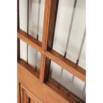 欅の鉄格子ガラス戸　GD0146Y 