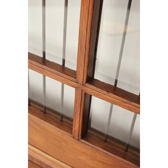 欅の鉄格子ガラス戸　GD0146Y 