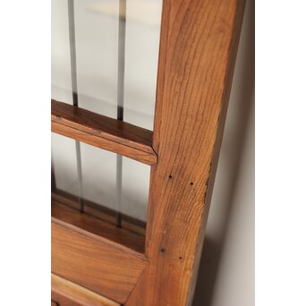 欅の鉄格子ガラス戸　GD0146Y 