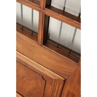 欅の鉄格子ガラス戸　GD0146Y 