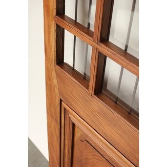 欅の鉄格子ガラス戸　GD0146Y 