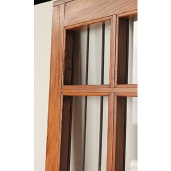 欅の鉄格子ガラス戸　GD0146Y 