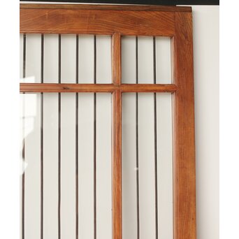 欅の鉄格子ガラス戸　GD0146Y 