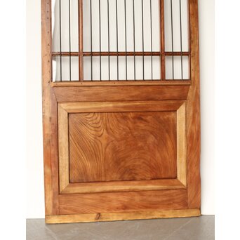 欅の鉄格子ガラス戸　GD0146Y 