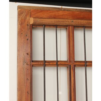 欅の鉄格子ガラス戸　GD0146Y 
