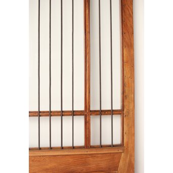 欅の鉄格子ガラス戸　GD0146Y 