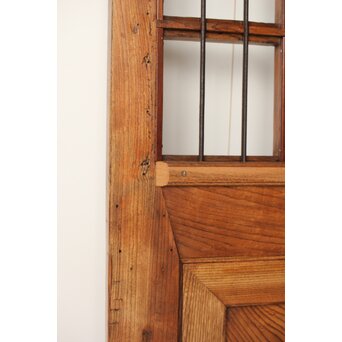 欅の鉄格子ガラス戸　GD0146Y 