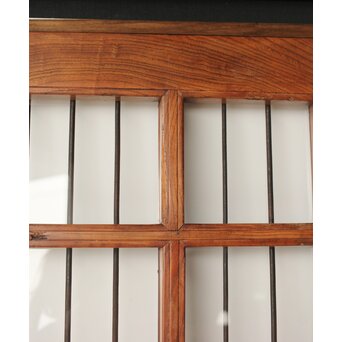 欅の鉄格子ガラス戸　GD0146Y 