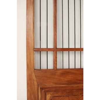 欅の鉄格子ガラス戸　GD0146Y 