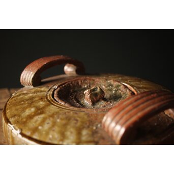 反古庵好 宗旦古流 自笑書付 信楽耳付水指　P375 