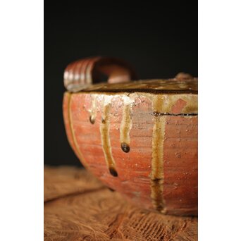 反古庵好 宗旦古流 自笑書付 信楽耳付水指　P375 