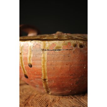 反古庵好 宗旦古流 自笑書付 信楽耳付水指　P375 