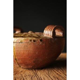 反古庵好 宗旦古流 自笑書付 信楽耳付水指　P375 