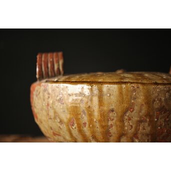 反古庵好 宗旦古流 自笑書付 信楽耳付水指　P375 