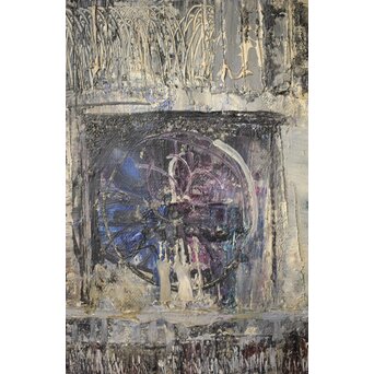 増田誠 ノートルダム 油彩10号 額装　Z362 