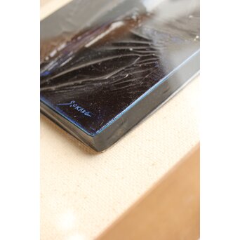 岡部繁夫 抽象画 額装　Z363 