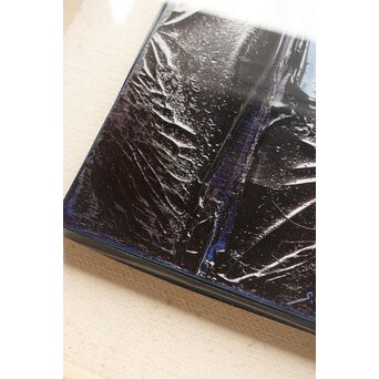 岡部繁夫 抽象画 額装　Z363 