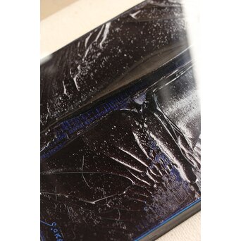 岡部繁夫 抽象画 額装　Z363 