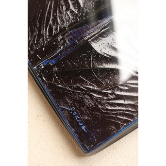 岡部繁夫 抽象画 額装　Z363 