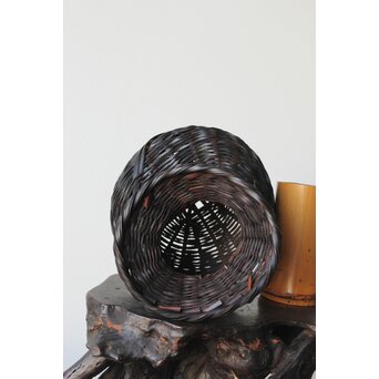 松斎 掛花籠 竹籠　U314 