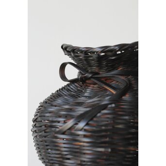 松斎 掛花籠 竹籠　U314 