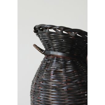 松斎 掛花籠 竹籠　U314 