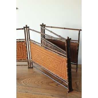 竹工芸 炉屏 硯屏　U315 