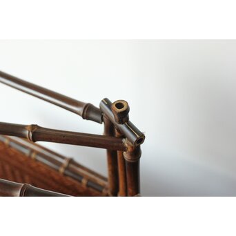 竹工芸 炉屏 硯屏　U315 