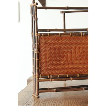 竹工芸 炉屏 硯屏　U315 