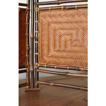 竹工芸 炉屏 硯屏　U315 