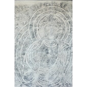 地獄谷石窟仏 釈迦如来 拓本　Z372 