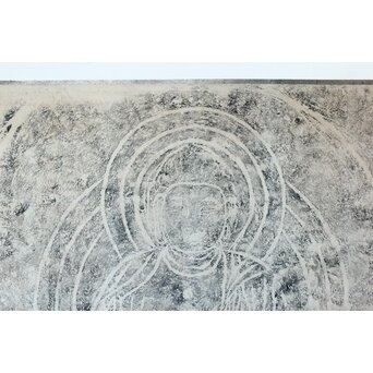 地獄谷石窟仏 釈迦如来 拓本　Z372 