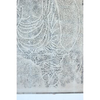 地獄谷石窟仏 阿弥陀如来坐像 拓本　Z373 