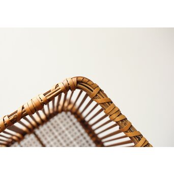 飯塚琅玕斎 竹工芸 花籠　U316 