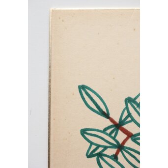 山下清【蜂】色紙　Z375 